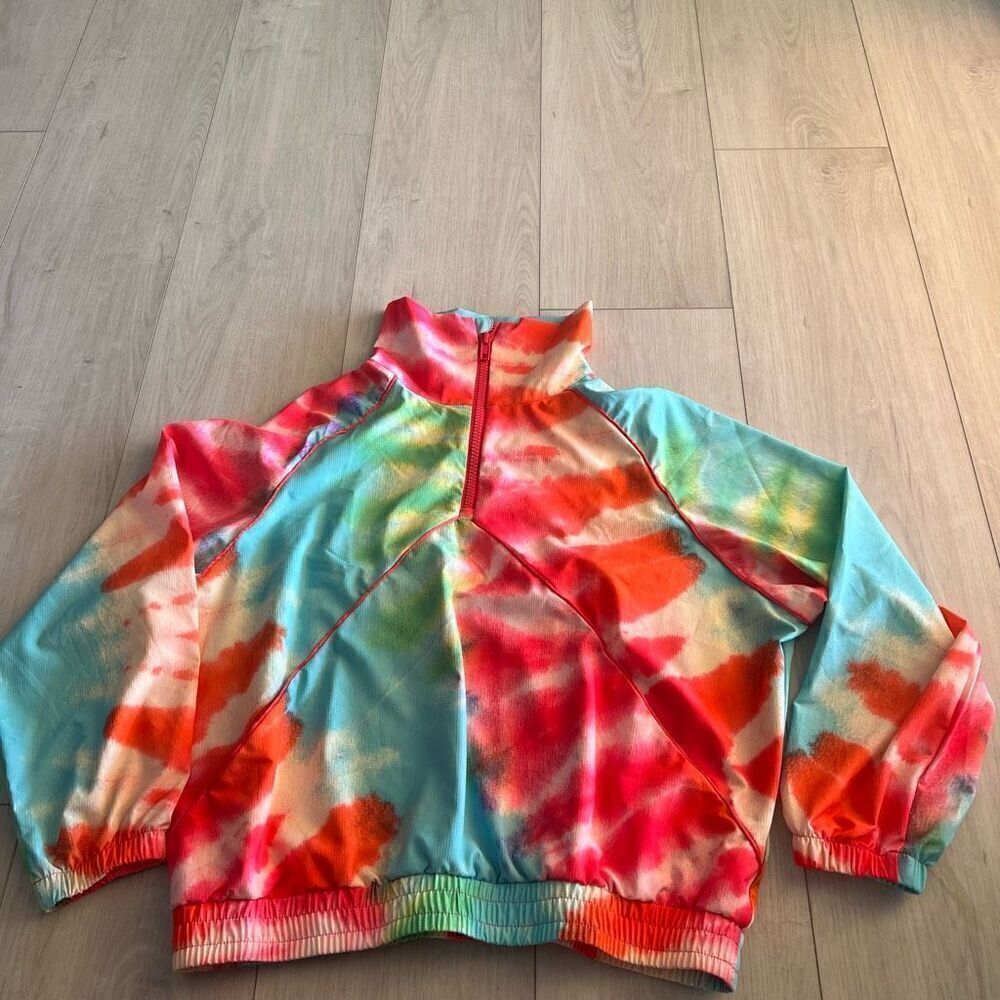 Terez Totally Tie Dye RipStop Windbreaker XL
